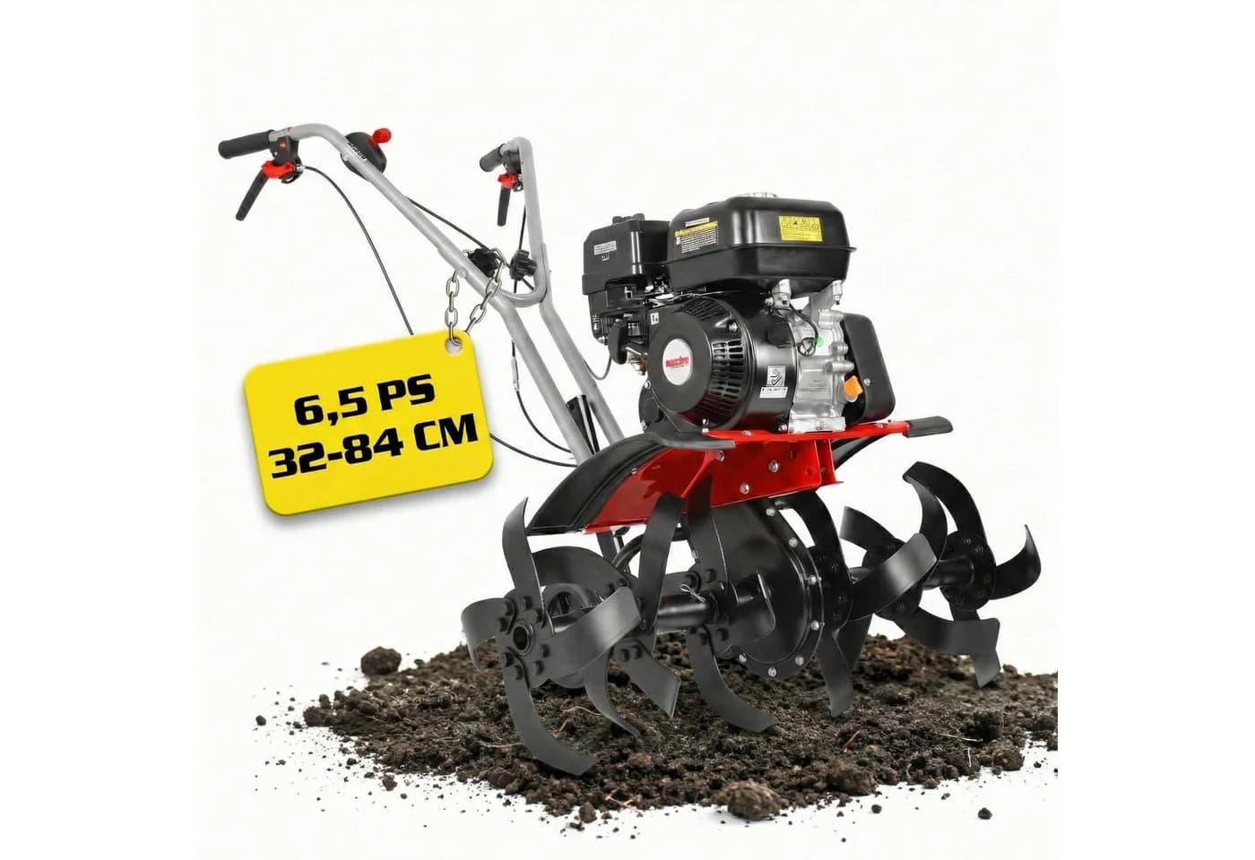 HECHT 785 Benzin-Gartenfräse 84 cm Arbeitsbreite 6,5 PS - Bild 2