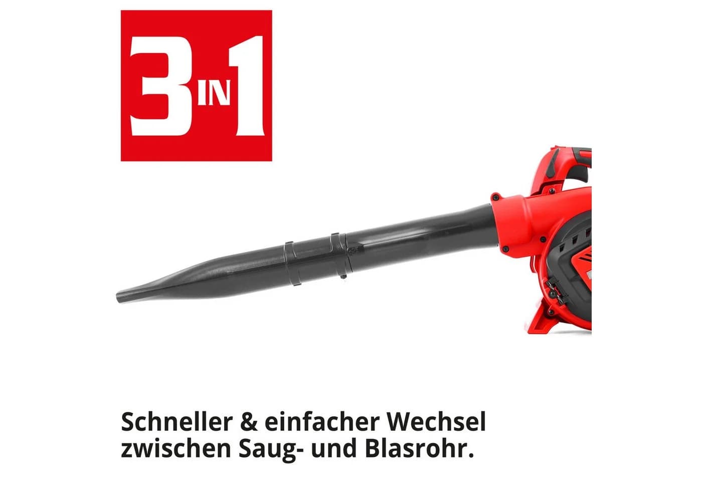 Hecht Benzin-Laubbläser 3in1 Laubsauger Laubhäcksler - Bild 5