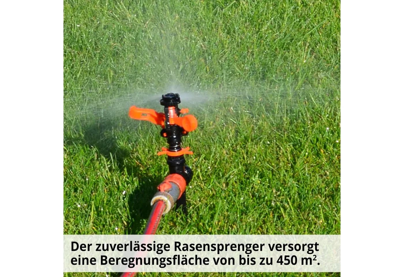 Hecht 08103 Impulsregner 360° Rasensprenger für bis 450 m² - Bild 5