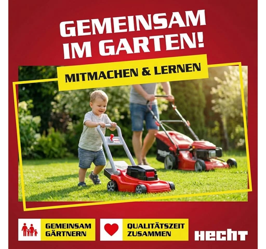 Hecht Kinder-Rasenmäher 50437 mit Perlen-Fangkorb - Bild 4