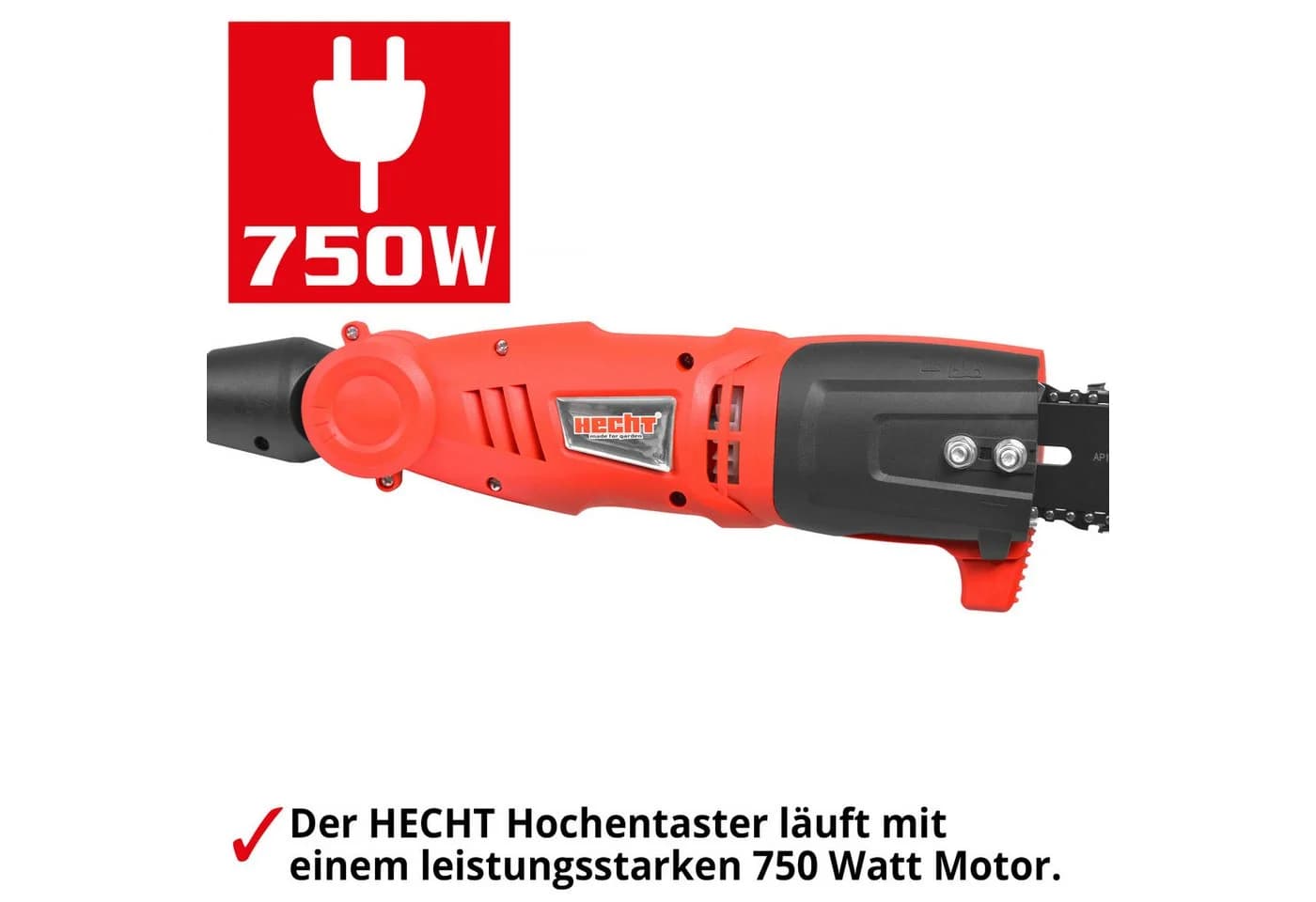 HECHT Elektro-Hochentaster 971 W mit Teleskopstange - Bild 4