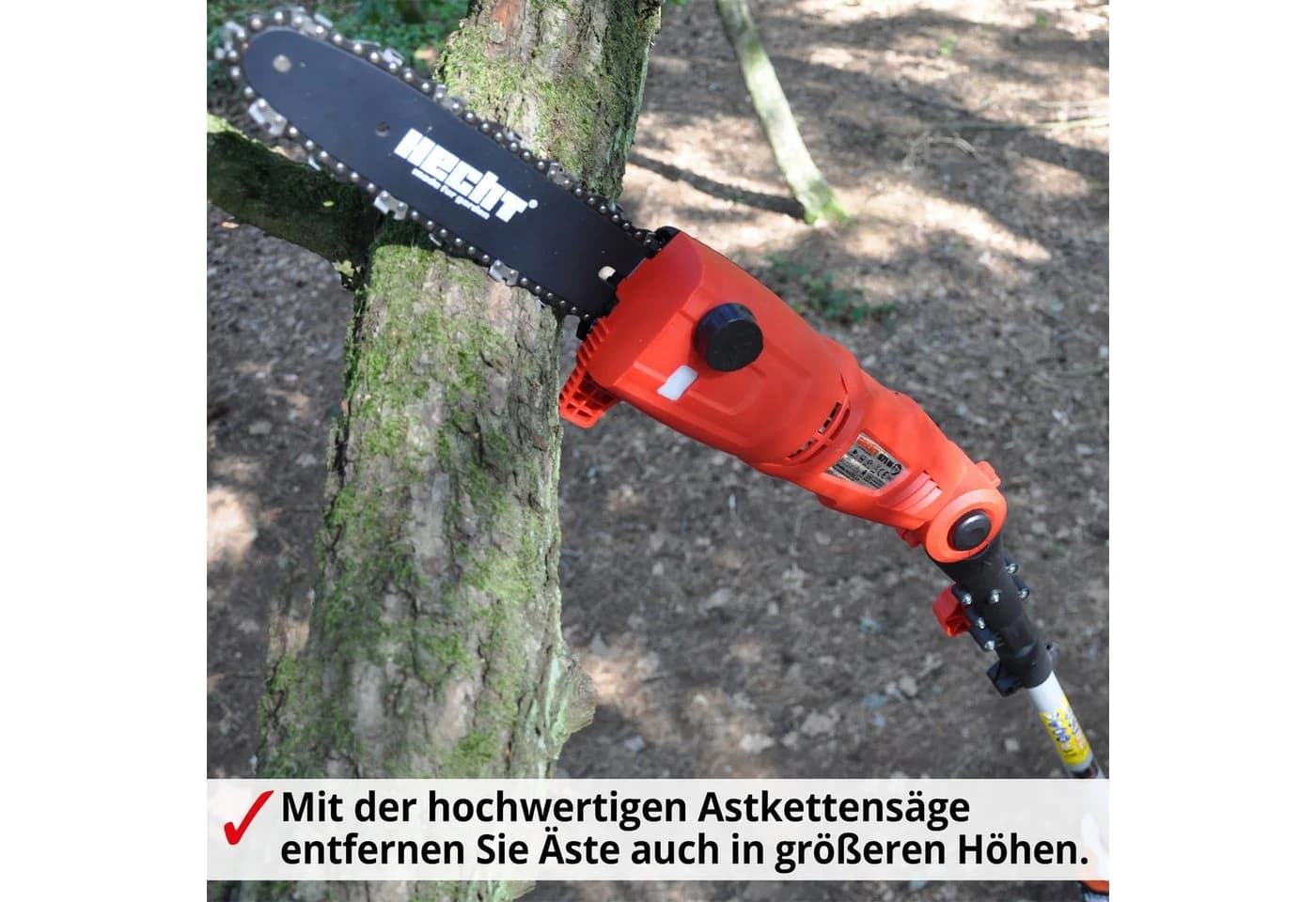 HECHT Elektro-Hochentaster 971 W mit Teleskopstange - Bild 5