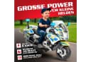 Hecht Elektro-Kindermotorrad BMW Police R1200RT Blau/Schwarz mit Sirene Bild 1