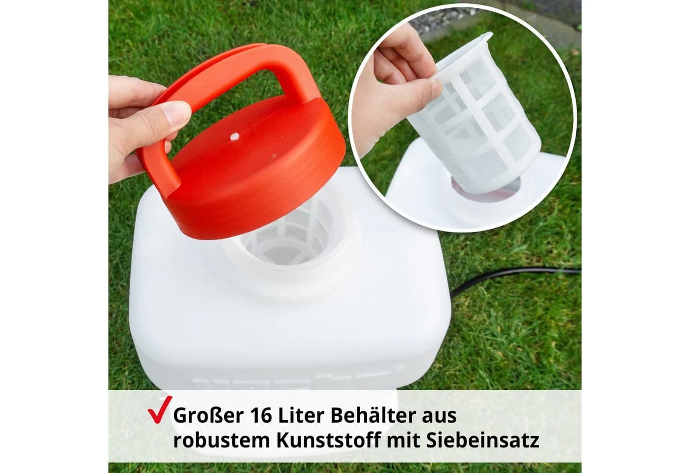 Hecht Akku-Drucksprühgerät 16L 12V 7Ah Akku 2,5bar - Bild 4