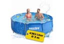 Hecht Stahlrohrpool Rund 300cm Blau UV-beständig Bild 2