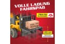 Hecht Spielzeug-Gabelstapler 12V mit Fernbedienung, Hebefunktion & Multimedia Bild 1