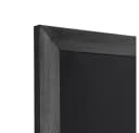 Showdown Displays Kreidetafel Natura Schwarz mit Flacher Rahmen Bild 1