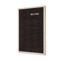Showdown Displays Standregal Letterboard 40x60cm Holz Hellbraun Schwarz Bild 1