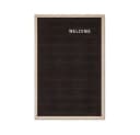 Showdown Displays Standregal Letterboard 40x60cm Holz Hellbraun Schwarz Bild 2