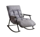 POPOLIC Schaukelstuhl Ergonomisch Verstellbar Blau Bild 1
