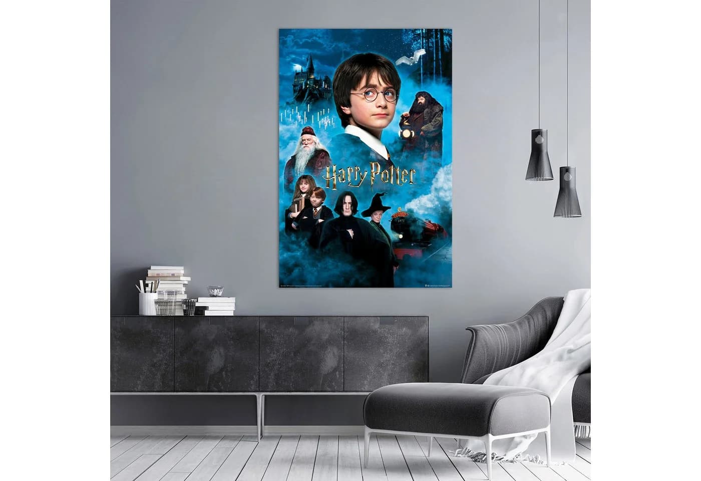 Harry Potter Poster Stein der Weisen Bunt - Bild 3