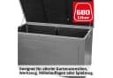 Hecht Auflagenbox BOX XL 680 Liter wetterfest mit Deckel & Dämpfer Bild 3