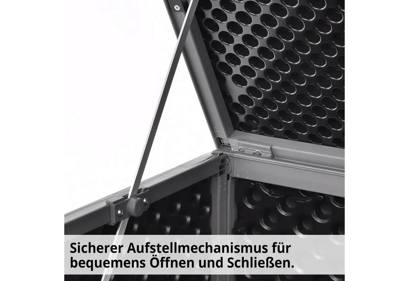 Hecht Auflagenbox BOX XL 680 Liter wetterfest mit Deckel & Dämpfer - Bild 5