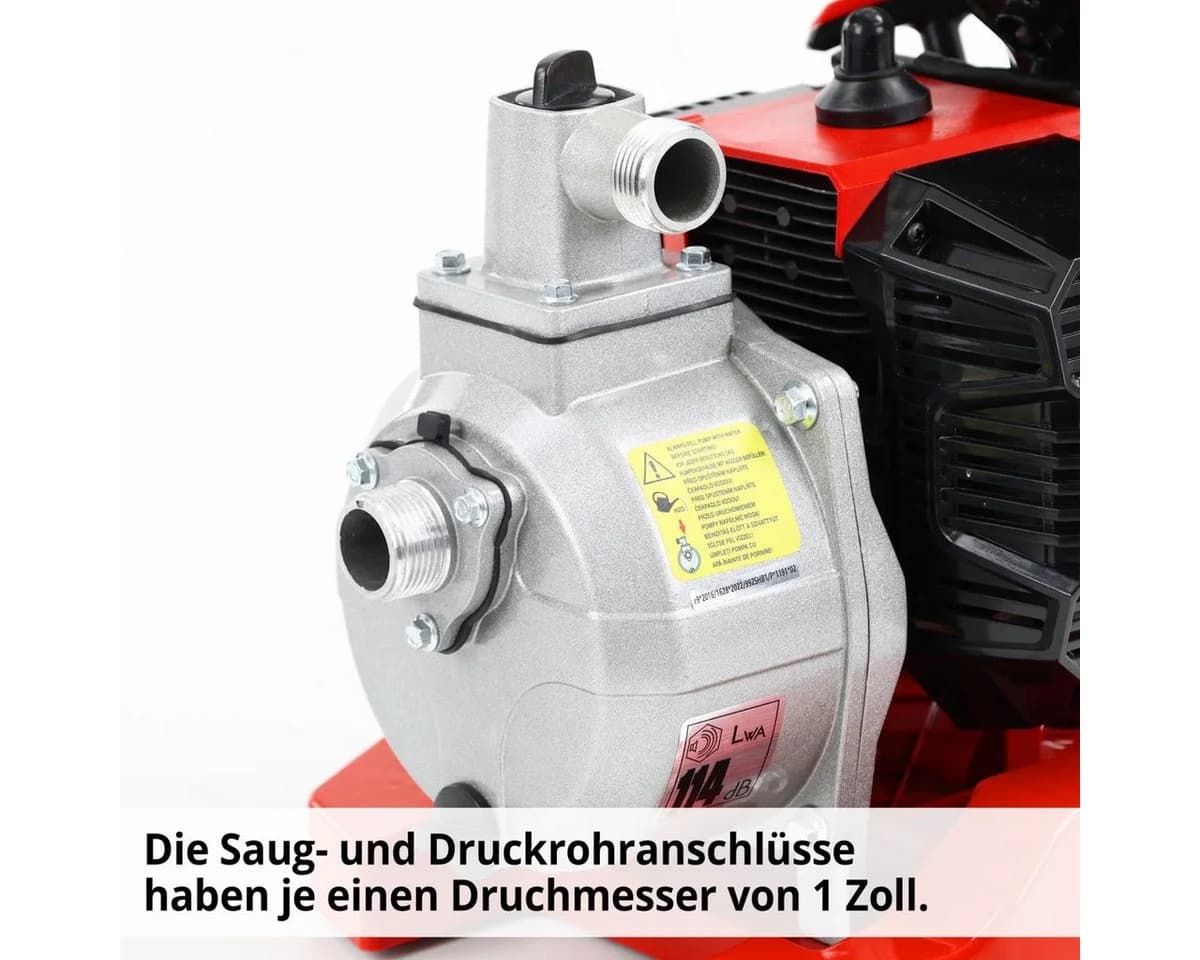 Hecht Benzin Wasserpumpe 352, 7000 l/h, 25m Förderhöhe - Bild 4