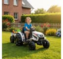 Hecht Elektro-Kindertraktor 12V mit Anhänger bis 5km/h Bild 3