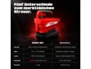 Hecht Akku Handstreuer 207, 3,3L, 5m Streubreite, 7,2V, Rot Bild 3