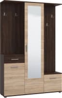 INOSIGN Martin Kompaktgarderobe mit Spiegel und 10 Haken Bild 1