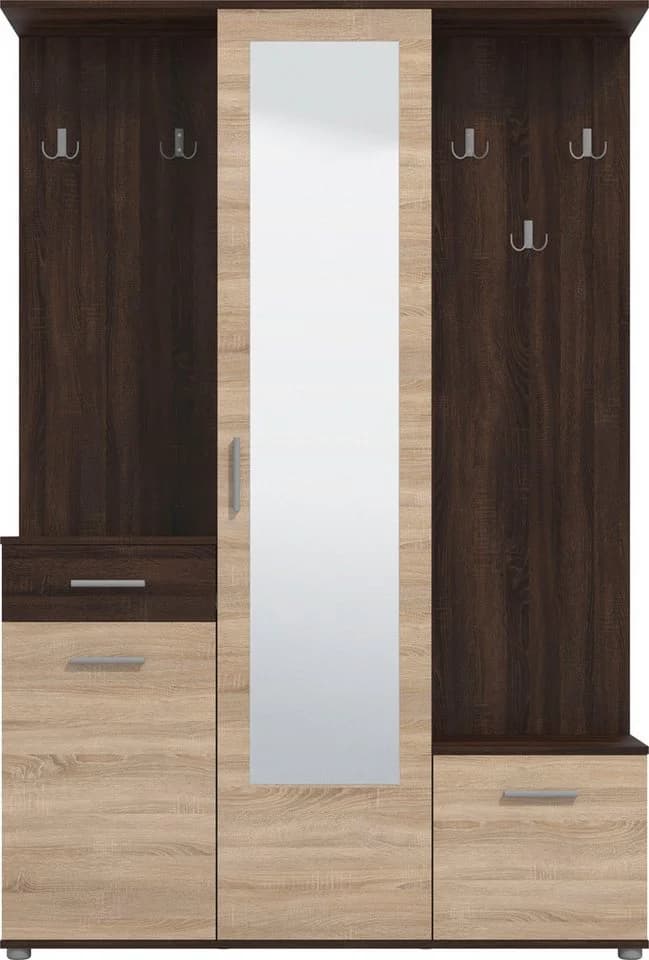 INOSIGN Martin Kompaktgarderobe mit Spiegel und 10 Haken - Bild 4