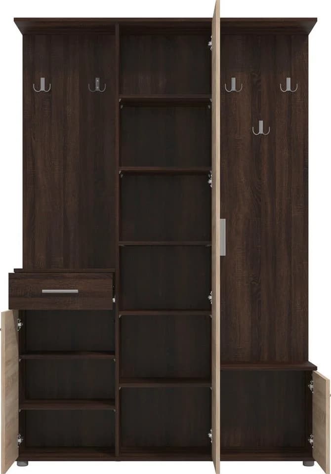 INOSIGN Martin Kompaktgarderobe mit Spiegel und 10 Haken - Bild 5