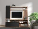 INOSIGN Braga Wohnwand Set Beige Modern TV-Board Highboard Bild 2