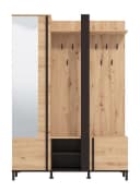 Home Affaire Kompaktgarderobe Nino Artisan Eiche mit Spiegel Bild 3