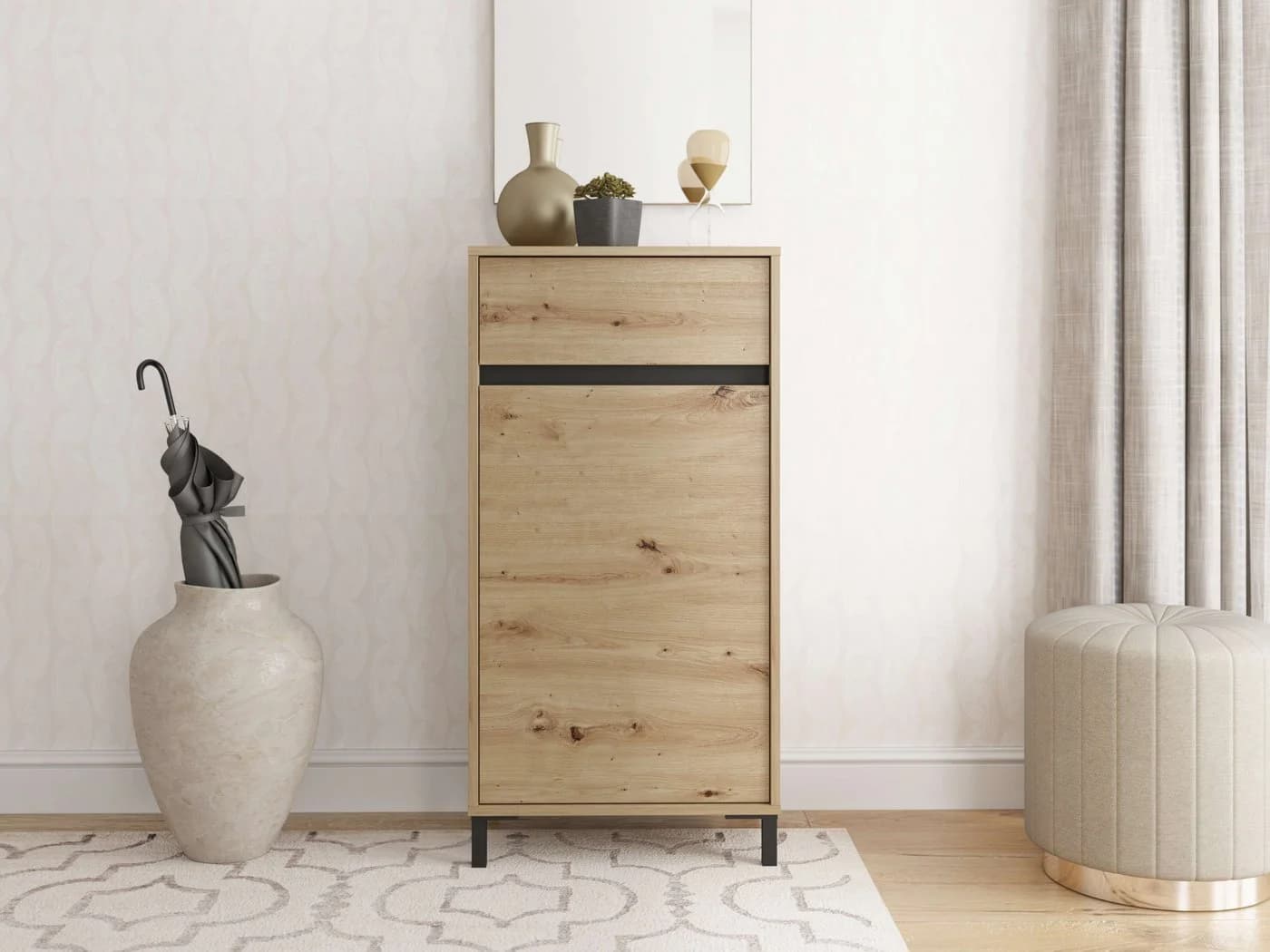 Schuhkommode Arran von Home Affaire Artisan Eiche - Bild 2