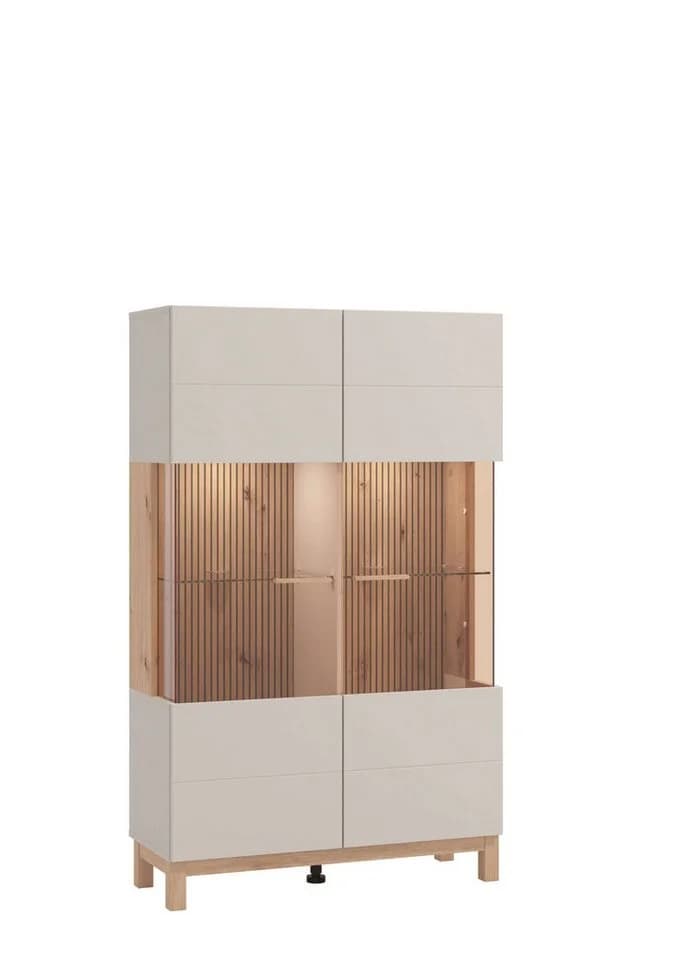 Highboard HOME AFFAIRE Essex Kaschmir Glasfront - Bild 3