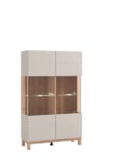 Highboard HOME AFFAIRE Essex Kaschmir Glasfront Bild 5