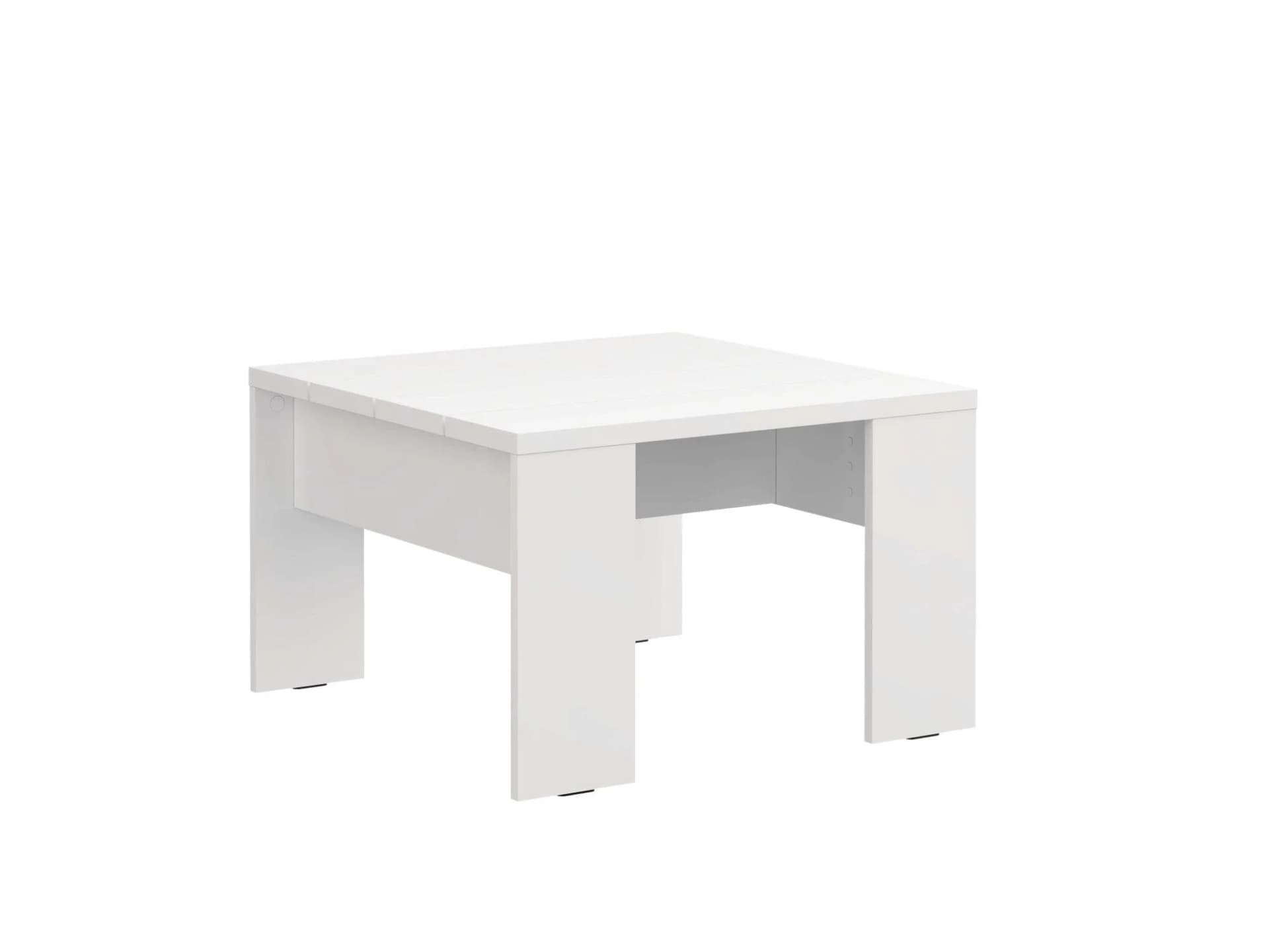 HOME AFFAIRE Montese Couchtisch Weiß Quadratisch Modern