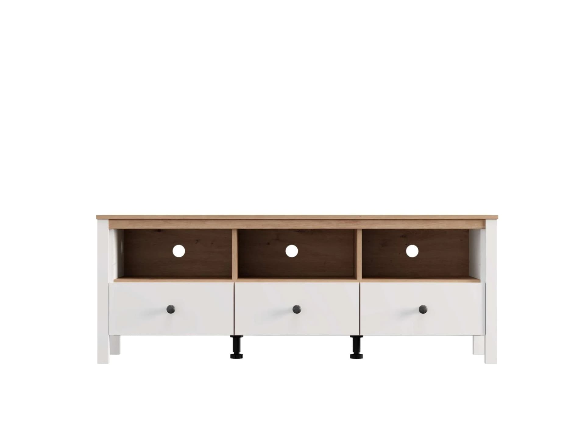 HOME AFFAIRE Lowboard Bedford TV-Schrank Weiß