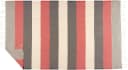 Livessa Strandtuch 100% Baumwolle Grau/Rot 100x180 cm Bild 4