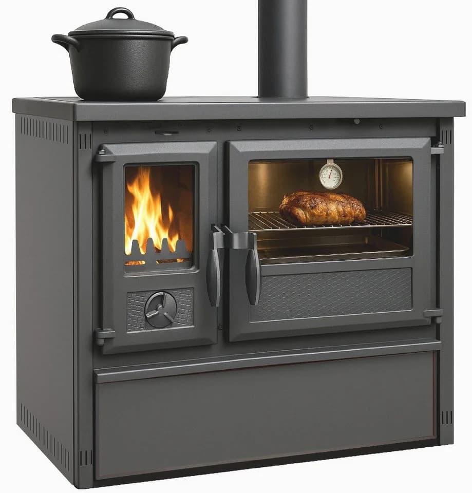 TRGO Gartenkamin Outdoor-Küchenofen Außenküche Holzherd Modell Forno - Gussgrau - Bild 2