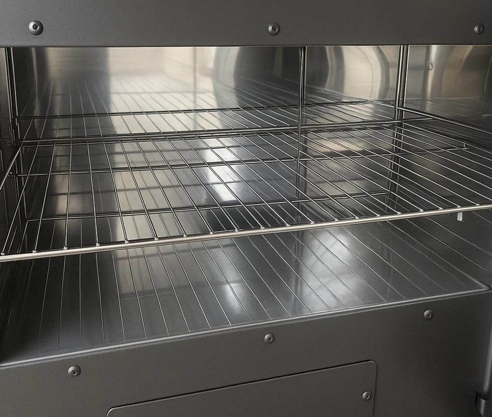 TRGO Gartenkamin Outdoor-Küchenofen Außenküche Holzherd Modell Forno - Gussgrau - Bild 4