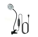 VIVIHEYDAY Klemmleuchte LED Lupenleuchte mit Vergrößerungslupe, USB, dimmbar Bild 1