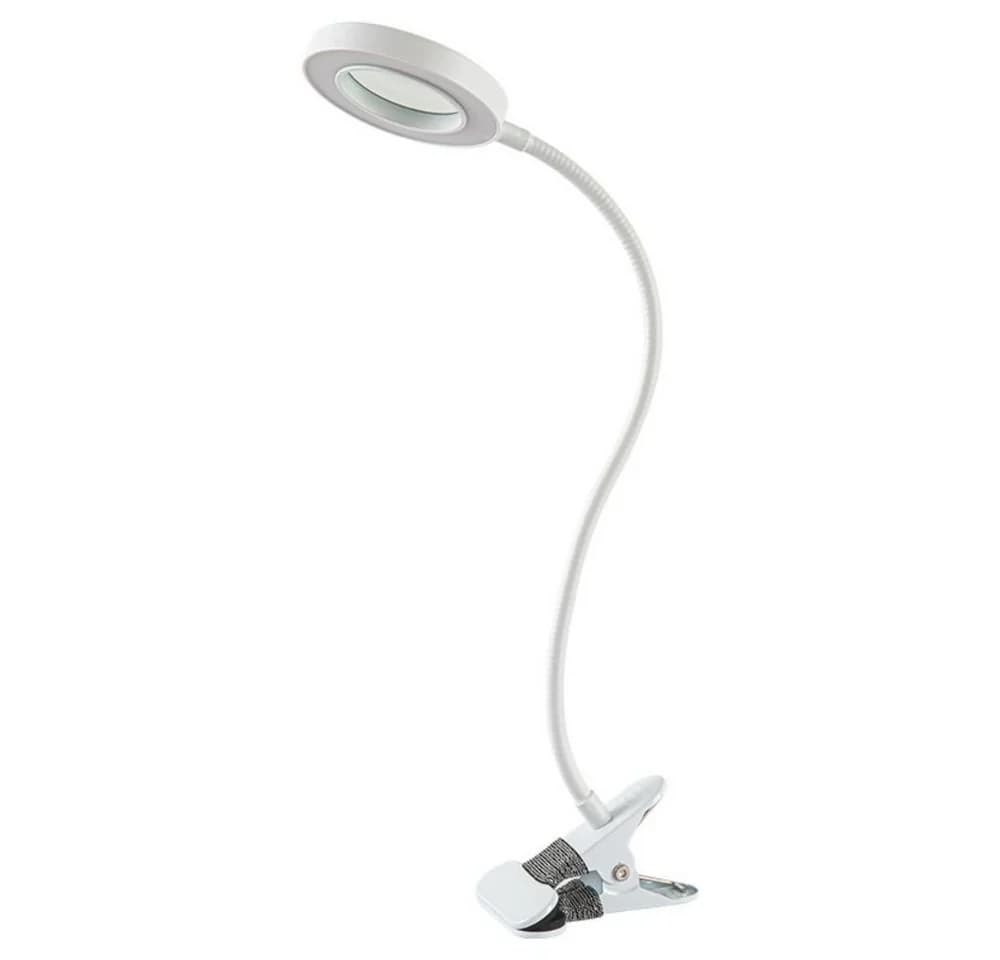 VIVIHEYDAY Klemmleuchte LED Lupenleuchte 48 LEDs Dimmbar USB