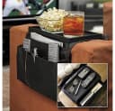 JOYOLEDER Sofa-Armlehnen-Organizer Schwarz Oxford-Gewebe Bild 4