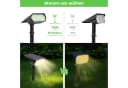 VIVIHEYDAY LED Solarstrahler Schwarz IP65 Wasserdicht 2 Lichtfarben Bild 3