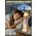 VIVIHEYDAY LED Leuchtturm Nachtlicht mit Fernbedienung & Bluetooth Bild 5