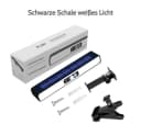 VIVIHEYDAY LED Solarleuchte mit Bewegungsmelder Schwarz IP65 Bild 1