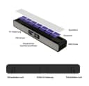 VIVIHEYDAY LED Solarleuchte mit Bewegungsmelder Schwarz IP65 Bild 4