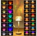 VIVIHEYDAY LED Tischleuchte Wasserwellen Nachttischlampe Bild 4