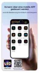 VIVIHEYDAY Flexible LED-Matrix Panel mit App-Steuerung Bild 4