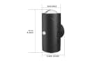 VIVIHEYDAY LED Wandleuchte Bewegungsmelder USB Akku 7 Farben Bild 1