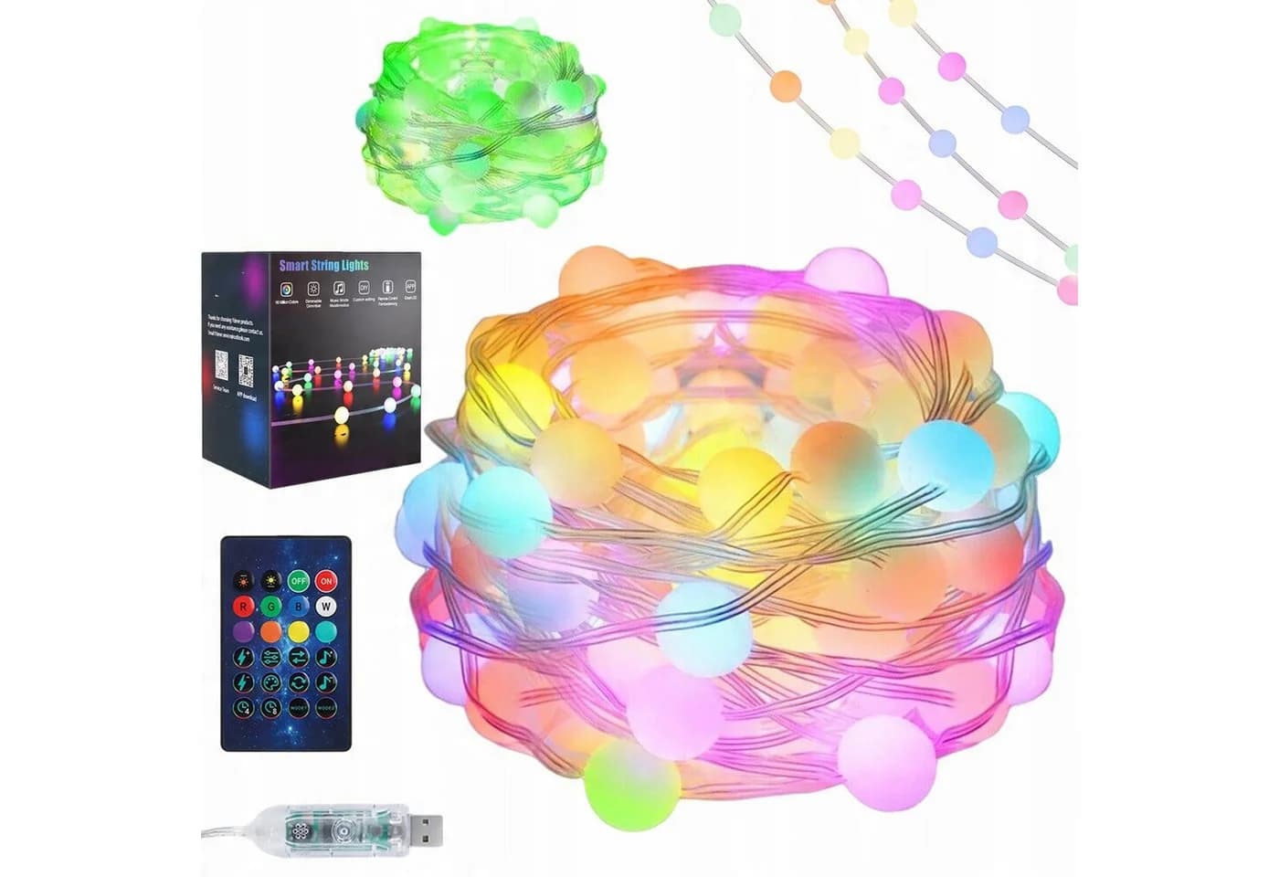 VIVIHEYDAY LED-Lichterkette Bunt mit App-Steuerung & Musik-Sync - Bild 2