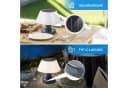 VIVIHEYDAY LED Solar-Tischleuchte Dimmbar Schwarz mit Lichtsensor Bild 4