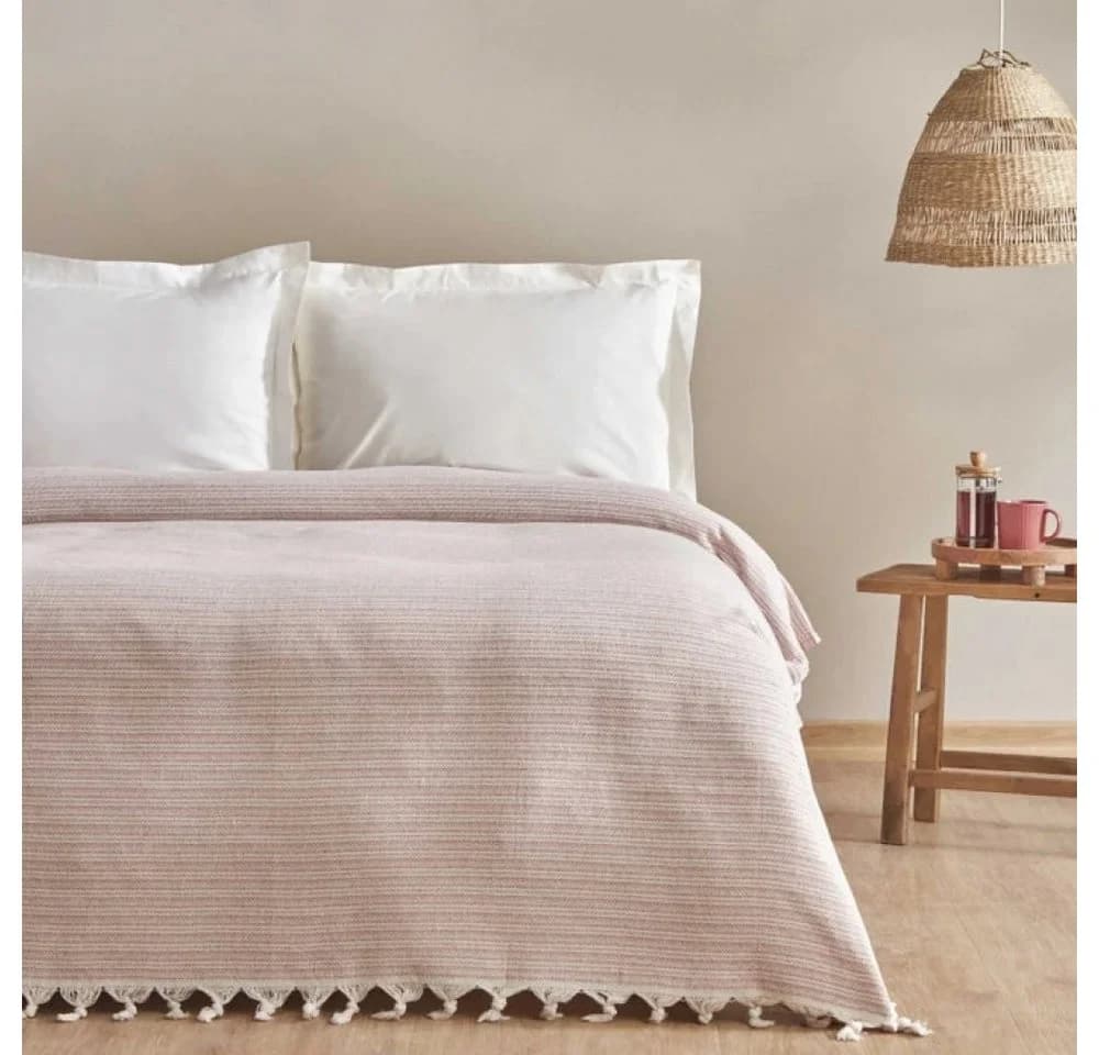 Karaca Home Celia Doppelbettdecke Rosa 200x230 cm - Bild 2