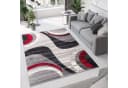 Tapiso Teppich DREAM Modern Rechteckig Beige Rot Bild 1