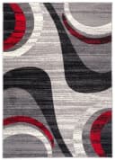 Tapiso Teppich DREAM Modern Rechteckig Beige Rot Bild 2
