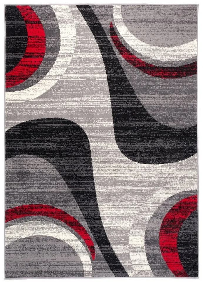 Tapiso Teppich DREAM Modern Rechteckig Beige Rot - Bild 2