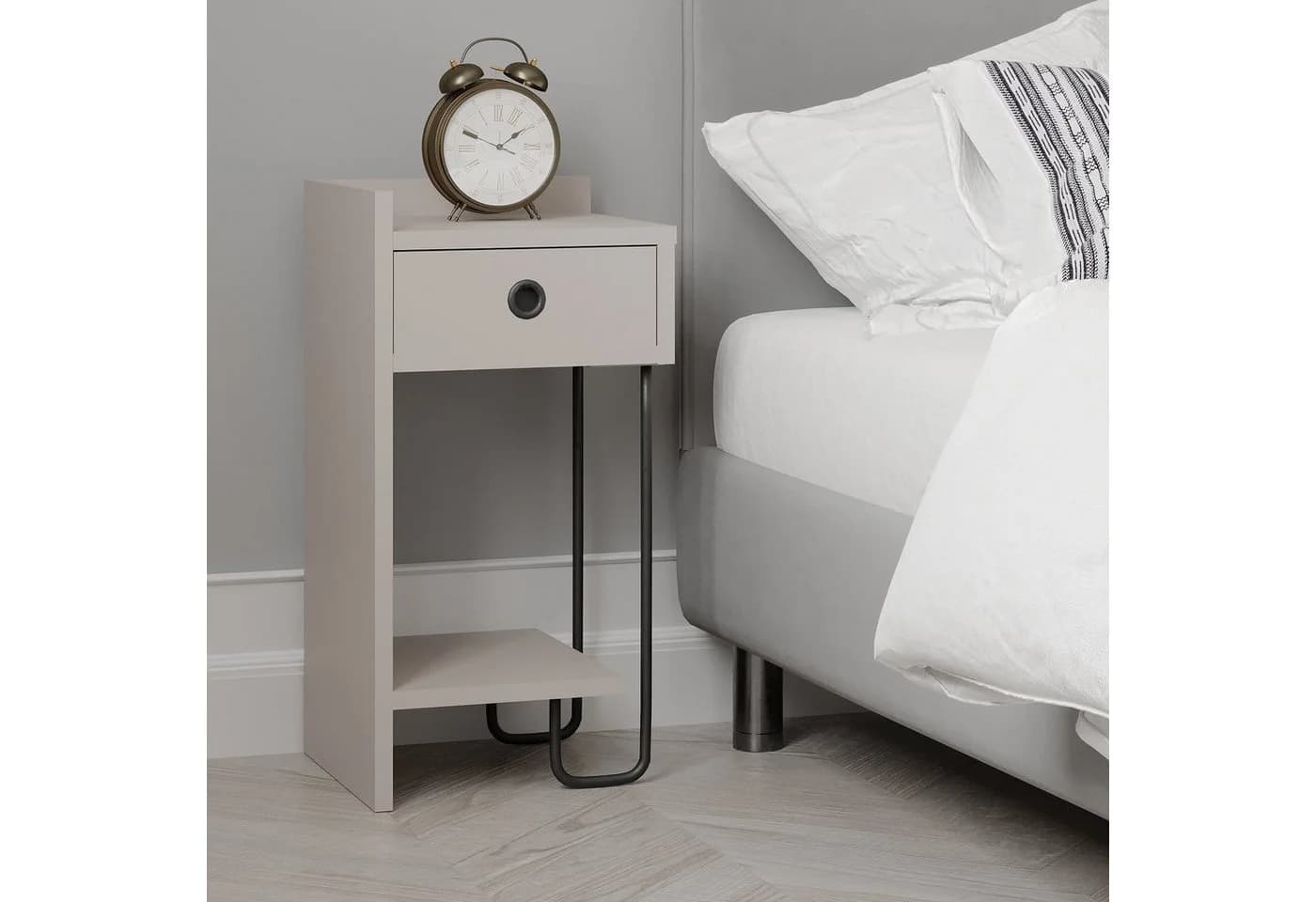 Decortie Nachttisch Sirius Beige - Bild 2
